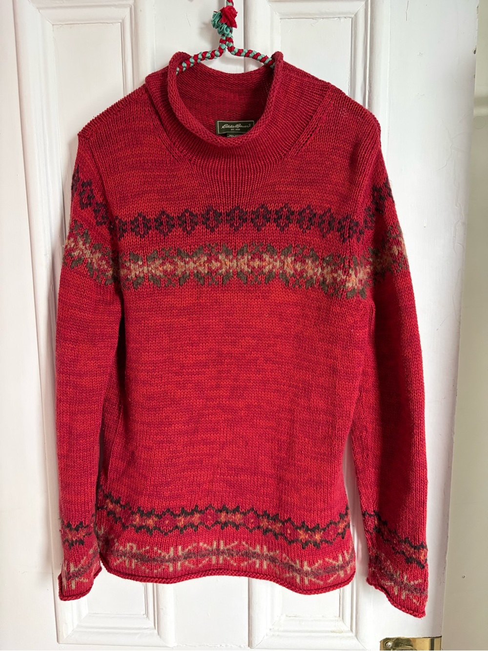 Vintage Eddie Bauer Wool & Cotton Mix Knit Sweater